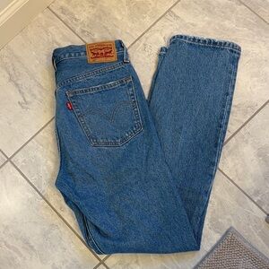 Levi's 501 Classic Straight Blue Jeans